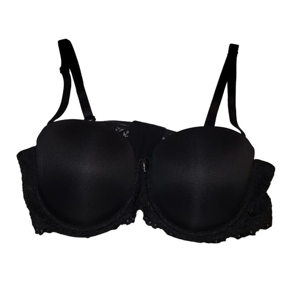 Smart and Sexy SA803 Black Underwire Push Up Convertible 42C - Picture 1 of 5